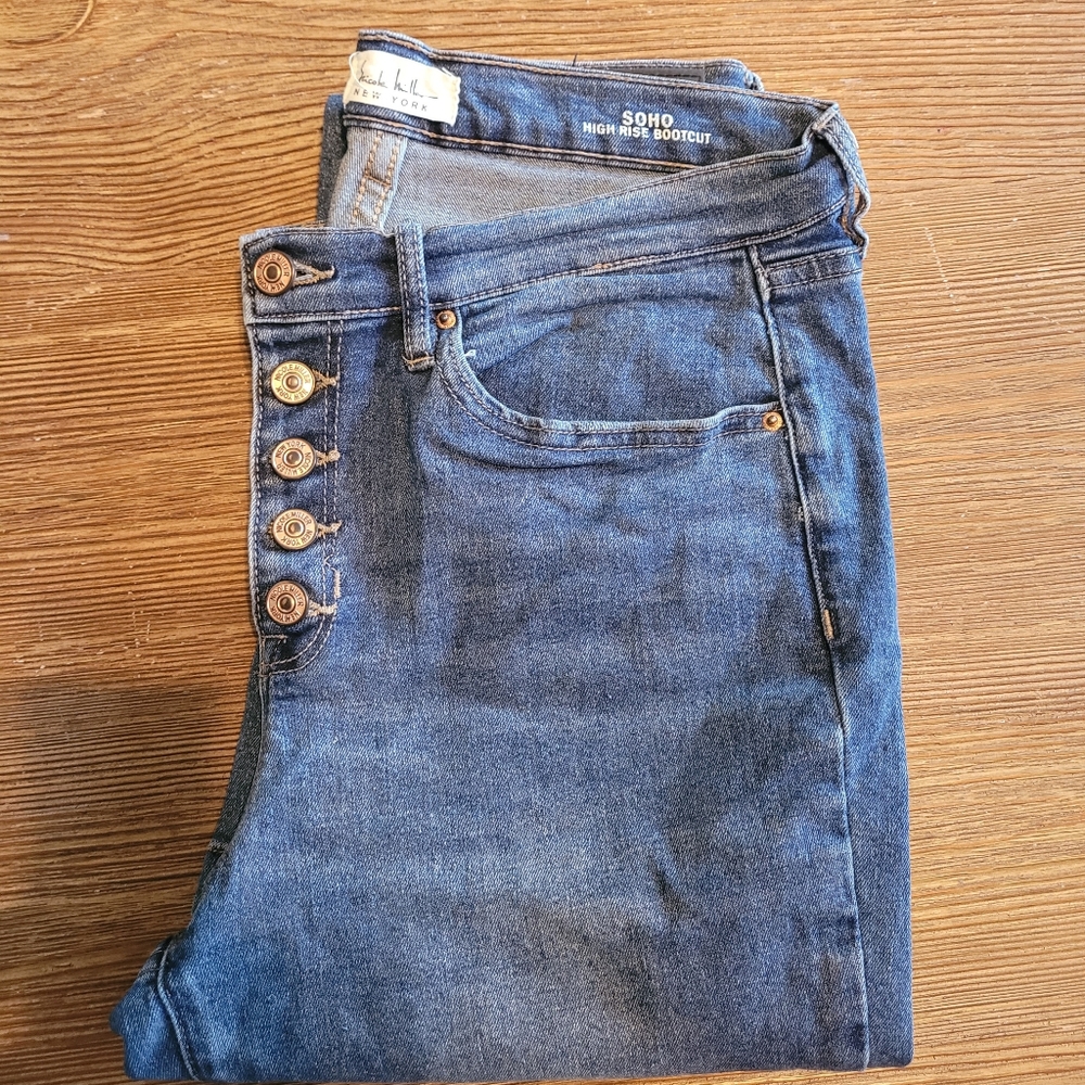 Nicole Miller SOHO high rise bootcut size 8